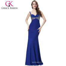 Grace Karin Hottest Beadings Sexy Graceful Mermaid evening dress CL6096-4